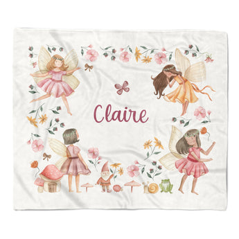 Fairy Minky Blanket Personalized Custom