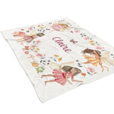 Fairy Minky Blanket Personalized Custom