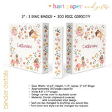 Fairy Fairies Personalized 2" 3 Ring Binder