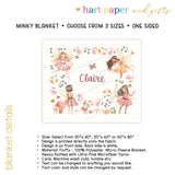 Fairy Minky Blanket Personalized Custom