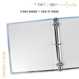 Field Personalized 2" 3 Ring Binder