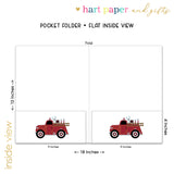 Firetruck Personalized 2-Pocket Folder