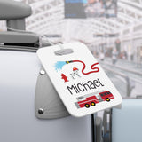 Firetruck Luggage Bag Tag