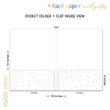 Pink Flamingo Personalized 2-Pocket Folder