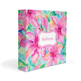 Hawaii Flowers Personalized 2" 3 Ring Binder
