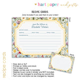 Rainbow Flowers Personalized 2" 3 Ring Recipe Book Binder