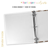 Football Sports Personalized 2" 3 Ring Binder