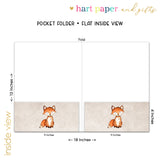 Fox Personalized 2-Pocket Folder