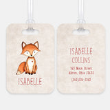 Fox Luggage Bag Tag