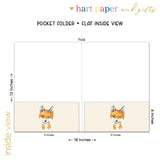 Fox Personalized 2-Pocket Folder