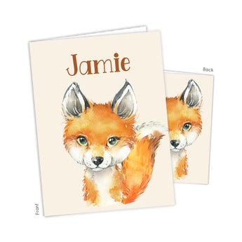 Fox Personalized 2-Pocket Folder