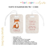 Fox Luggage Bag Tag