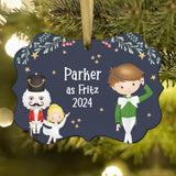 Fritz Party Boy Girl Hans Green • Nutcracker Christmas Ornament Personalized Custom Holiday Decor Gift Boy Girl Ballerina Ballet