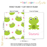 Frog Personalized 2-Pocket Folder