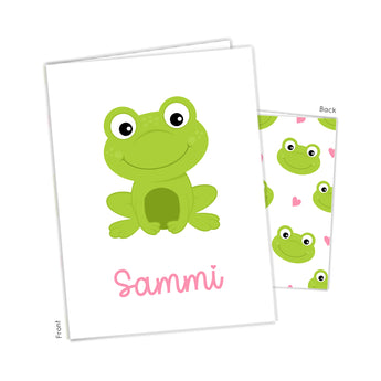 Frog Personalized 2-Pocket Folder