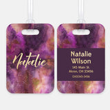 Galaxy Stars Space Luggage Bag Tag