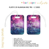 Galaxy Stars Space Luggage Bag Tag