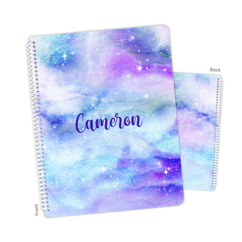 Galaxy Stars Personalized Notebook or Sketchbook