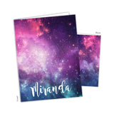 Galaxy Stars Sky Space Personalized 2-Pocket Folder