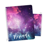 Galaxy Stars Space Personalized Notebook or Sketchbook