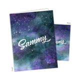 Galaxy Stars Sky Space Personalized 2-Pocket Folder