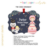 Mother Madame Ginger Polichinelle Maid • Nutcracker Christmas Ornament Personalized Custom Holiday Decor Gift Boy Girl Ballerina Ballet