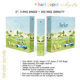 Golf Sports Personalized 2" 3 Ring Binder