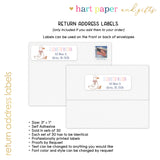Goose Rainbow Thank You Note Card Stationery • Fill in Blank, Lined or Blank Cards
