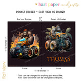 Gorilla ATV Personalized 2-Pocket Folder