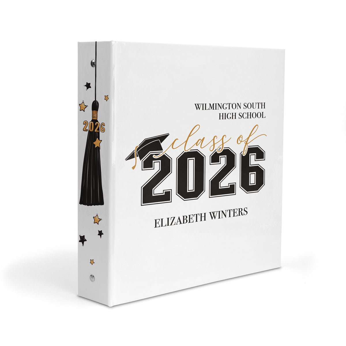 Graduation Personalized Custom 2" 3 Ring Binder • School Office Supplies