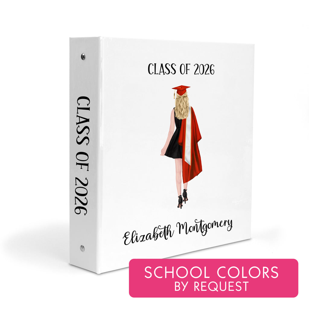 Graduation Personalized 3 Ring Binder Custom Photos Keepsakes Party ...