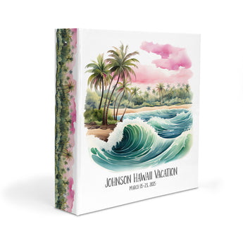 Beach Hawaii Personalized 2" 3 Ring Binder