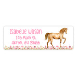 Horse Return Address Labels • Self Adhesive Stickers