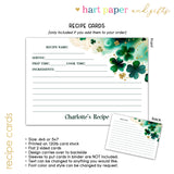 Irish Personalized 2" 3 Ring Recipe Book Binder
