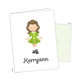 Irish Dancer Personalized 2-Pocket Folder