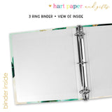 Irish Personalized 2" 3 Ring Recipe Book Binder