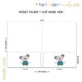 Koala Bear Personalized 2-Pocket Folder