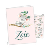 Koala Bear Personalized 2-Pocket Folder