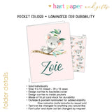 Koala Bear Personalized 2-Pocket Folder