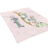 Koala Bear Minky Blanket Personalized Custom