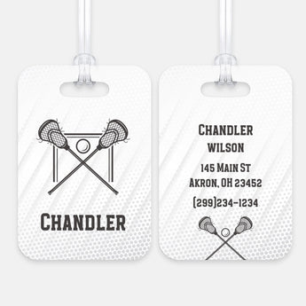 Lacrosse LAX Luggage Bag Tag