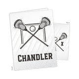 Lacrosse LAX Sports Personalized 2-Pocket Folder