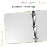 Lemon Personalized 2" 3 Ring Recipe Book Binder