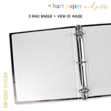 Lightening Weather Personalized 2" 3 Ring Binder
