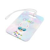 Llama Alpaca Rainbow Luggage Bag Tag