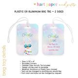 Llama Alpaca Rainbow Luggage Bag Tag