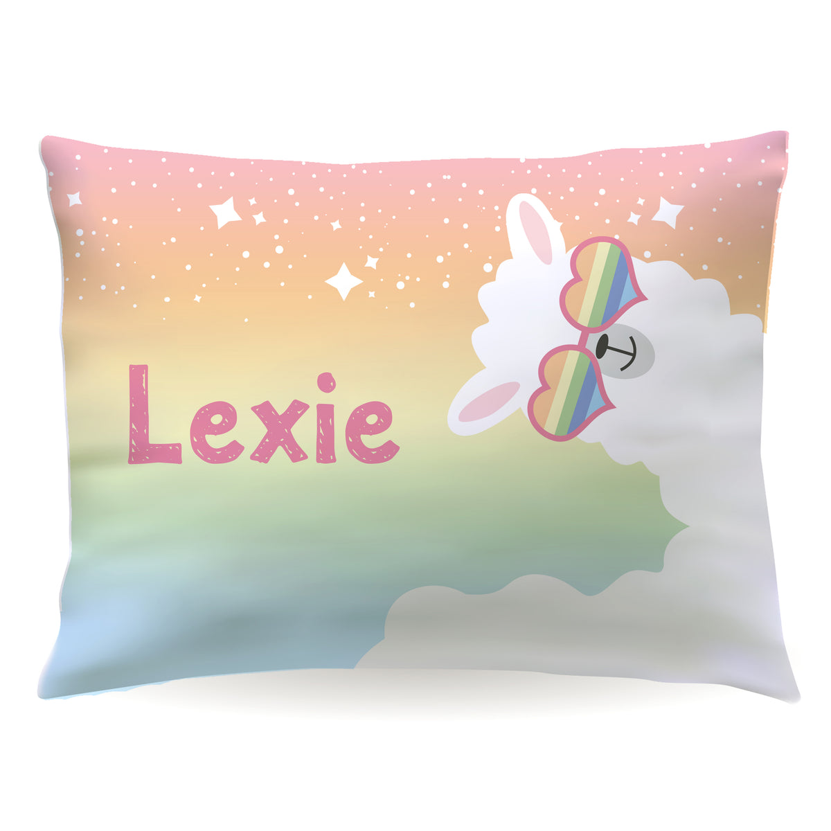 Llama Alpaca Personalized Custom Pillowcase • Standard or Toddler Size