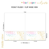 Llama Alpaca Rainbow Llamacorn Unicorn Personalized 2-Pocket Folder