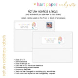Mermaid Narwhal Camp News Summer Camping Note Cards Stationery • Fill in Blank, Lined or Blank Cards