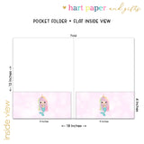 Rainbow Mermaid Personalized 2-Pocket Folder